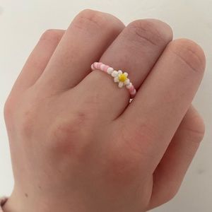 bead flower ring